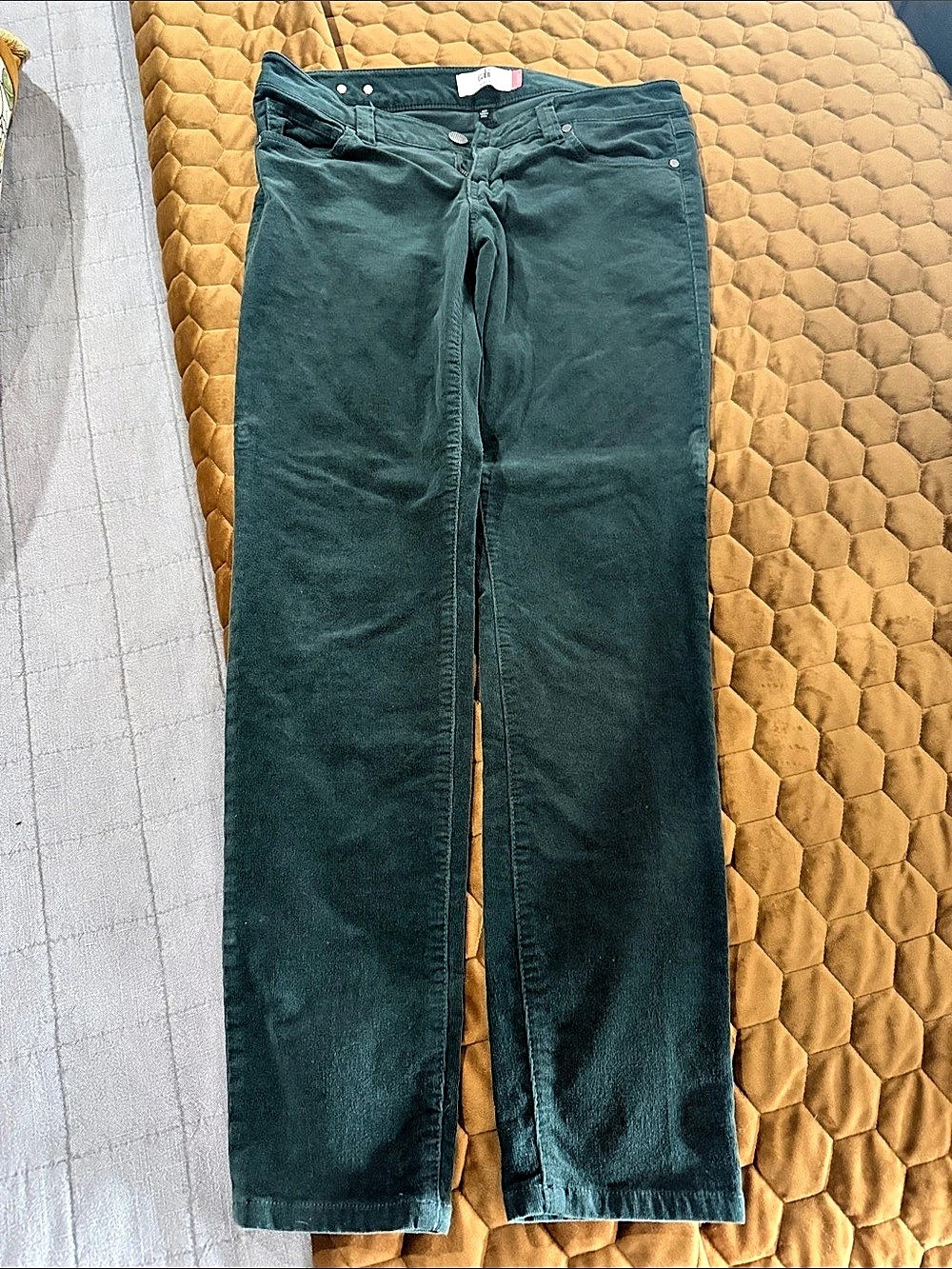 Cabi Jeans Straight Leg Green Waist 10